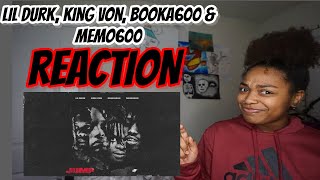 Lil Durk, King Von & Booka600 - Jump feat. Memo600 (Official Audio) REACTION !