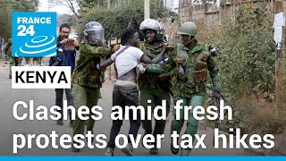 Clashes erupt in Kenya as police fire tear gas at anti-govt protesters • FRANCE 24 English