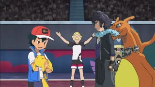 Ash Vs Alain Full Battle In Hindi Ash-Greninja Vs Mega Charizard X Full 3V3 Battle Alain Vs Ash