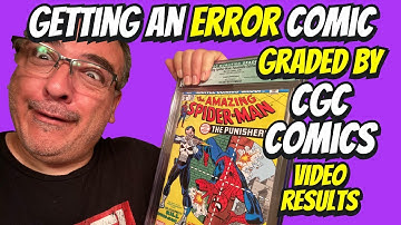I Sent An Error Comic Book To Get Graded By CGC Comics 🧐 Results Video Unboxing