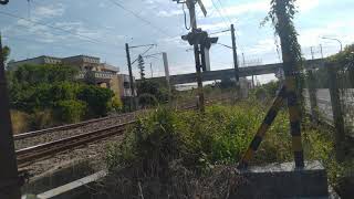 1071228 台鐵510次莒光號通過彰化社頭魚寮巷平交道