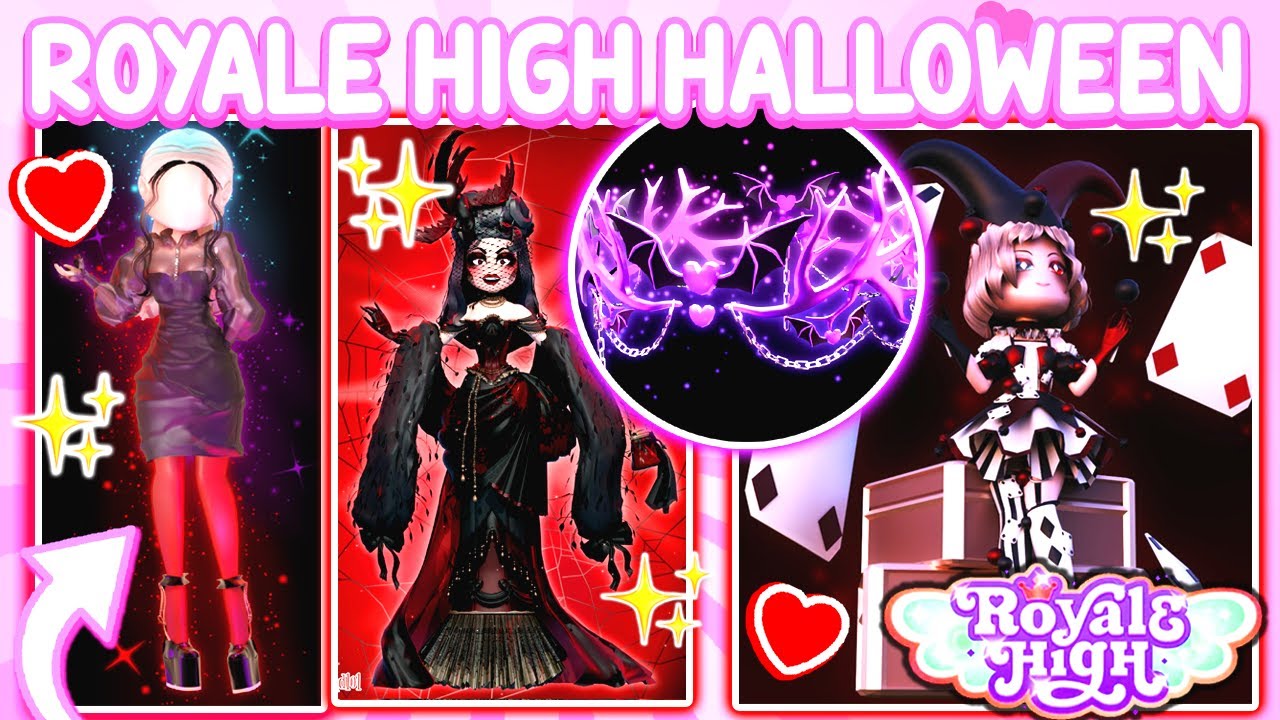 ✨NEW HALO FOR HALLOWEEN 2023??💜 #royalehigh #roblox #royaleoween #roy