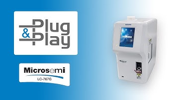 Plug and Play from Start up to Shut down - Microsemi CRP LC-767G automated hematology analyzer