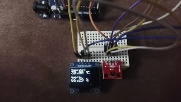 (Demo) Interface HTU21D Temperature & Humidity Sensor with Arduino