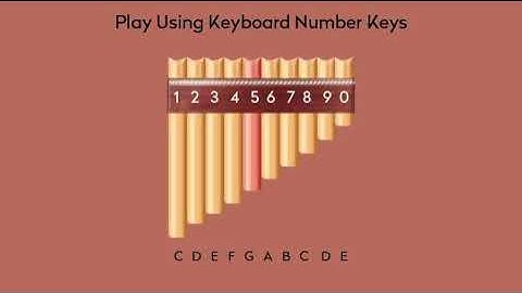 YouTube Panflute   Play on YouTube with computer keyboard