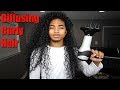 How to Diffuse Long Curly Hair | Gio&#39;s Wave