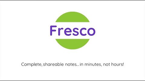 Fresco Launch + Demo