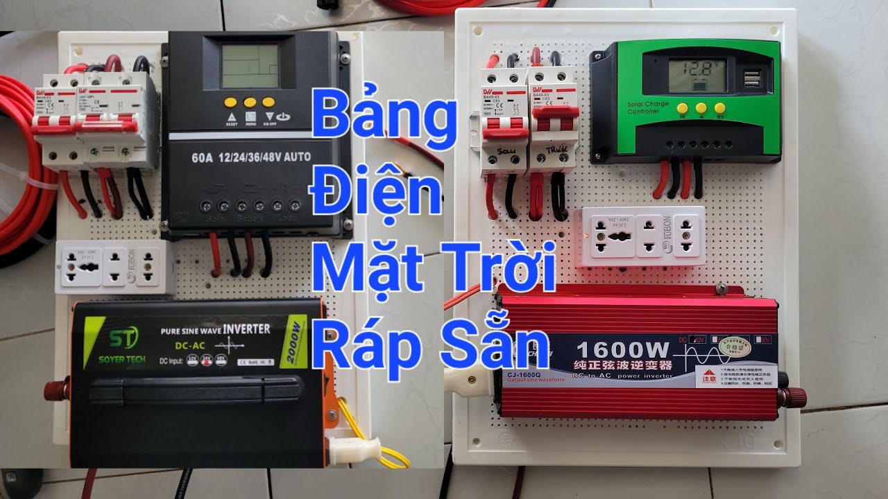 Bộ Điện Năng Lượng Mặt Trời Nhỏ Ráp Sẵn Phù Hợp Nhiều Gia Đình Không Có Lưới Điện