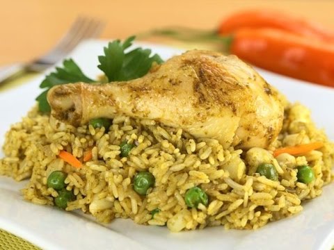 ARROZ CON POLLO apto para Diabéticos con Arroz integral. - YouTube