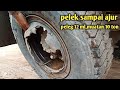 peleg truk sampai pecah muatan 10 ton / pelek 12 ml