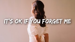 Astrid S - It´s Ok If You Forget Me (Lyrics)