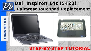 Dell Inspiron 14z (5423) Palmrest Touchpad Video Tutorial Teardown