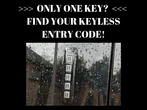 HOW TO FIND---LOCATE 2015 2016 2017 FORD F150 F-150 KEYLESS ENTRY