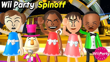 Wii Party Spinoff gameplay | Expert com | Hanna Vs Hayley Vs Theo Vs Susana | AlexGamingTV