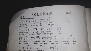 Soleram lagu daerah Riau dimainkan dengan Recorder Soleram lagu daerah Riau dimainkan dengan Recorder