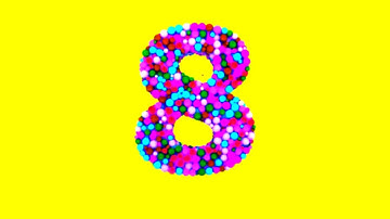 Learn Numbers with 3D Colorful Candies (8) Sparta Pitch Effect Sponsored By Gamavision Csupo effects