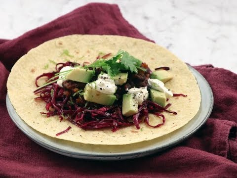 Black bean taco - Köket