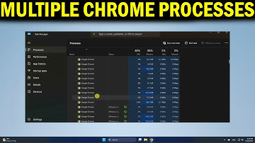 Why There are Multiple Chrome Processes in Task