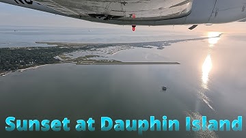 Flying Solo Over the Gulf Coast | Mobile Bay & Dauphin Island Tour