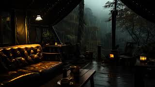 Relax & Fall Asleep Quickly With Heavy Rain On The Tent | Rain Sounds For Sleep No Ads