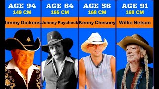 Shortest And Tallest Male Country Singers | Heights of Male Country Singers