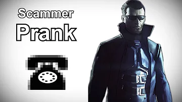 JC Denton Calls Tech Support Scammers Once More - Deus Ex Prank Call