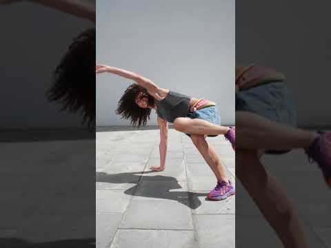 Kadın Sokak Dans Etmek Video Çekimi