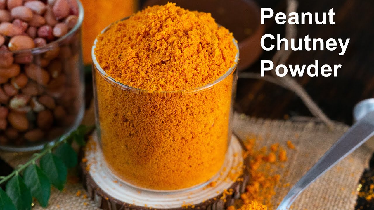 Peanut Chutney powder / Groundnut Chutney powder 🥜 😍 - YouTube