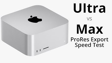 Mac Studio Ultra vs MacBook Pro Max ProRes Export Encode Speed Test With DaVinci Resolve