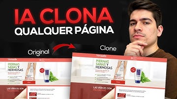 IA Que CLONA Páginas (Único CLONADOR que COPIA 100% Todos os Arquivos)