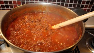BOLOGNESE SAUCE RECIPE | THE REAL BOLOGNESE SAUCE CLASSIC