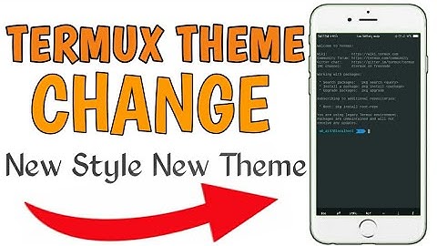 How To Change Termux Theme 2022 || New commands New  Method || #AhmadInformationTech