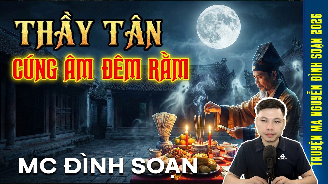 ĐỌC TRUYỆN: Thầy Tân Cúng Âm Đêm Rằm – Bóng Quỷ Đứng Sau Quan Tài Không Nhúc Nhích | Đình Soạn 2026