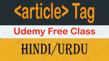 Article Tag HTML In Hindi Class 11 - HTML Tutorial For Beginner #htmlcourseinhindi #html