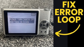Digital Camera Grinding Noise and Error Message? Panasonic Lumix FX8