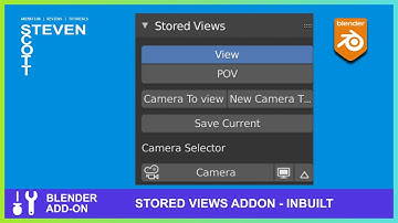 Blender in-built add-on: Stored Views