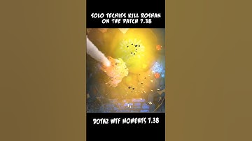 Solo Techies kill Roshan on the patch 7.38💣 #DotaWTF #Dota2 #WTFMoments