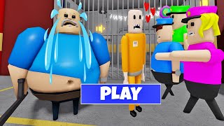 LOVE STORY - GRANDPA BARRY'S FALL IN LOVE WITH PRISONER? SCARY OBBY #roblox #obby