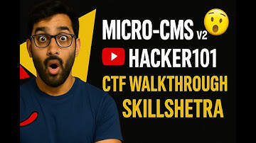 Solving "Micro CMS V2" | Hacker101 CTF Walkthrough #3 | Skillshetra