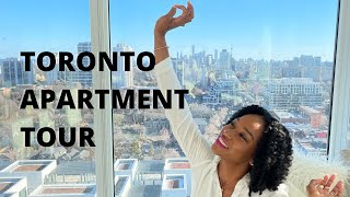 TORONTO APARTMENT TOUR 2021 | MIDTOWN CONDO + CN TOWER VIEW