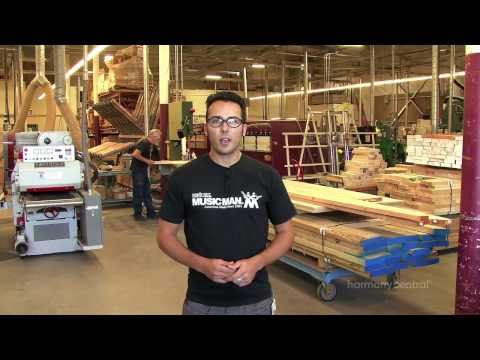 Ernie Ball Music Man Guitar Factory Tour Part 1 of 2