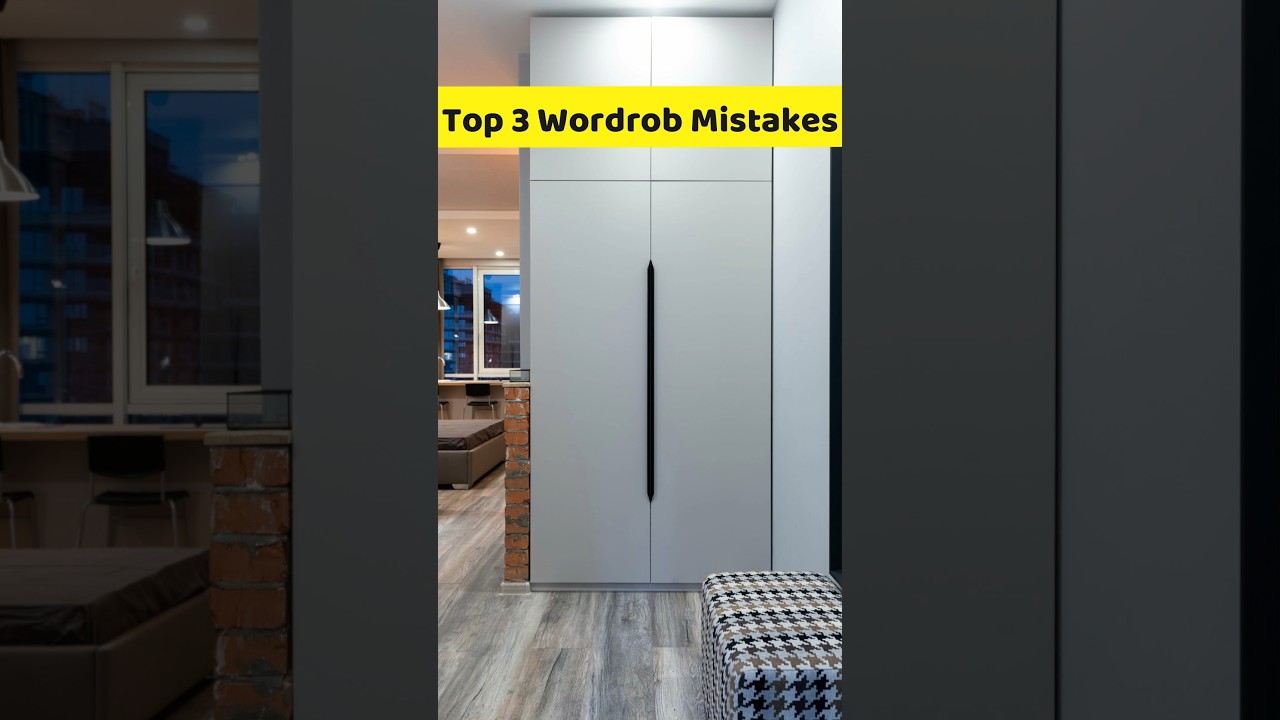 3 Biggest wardrobe mistakes. 😳😳💥🔥 | InteriologyM