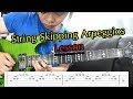 String Skipping Arpeggio Lesson by Nut  [With Tabs]