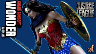 Hot Toys Justice League Comic Concept Wonder Woman Sixth Scale Figure | Video Review