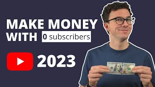 Easiest Way to Make Money on YouTube with 0 Subscribers in 2023 by TheFigCo 10,997 views 1 year ago 4 minutes, 58 seconds