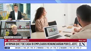 Relaciones laborales: afirman que 7 de cada 10 empleados renunciarían por el jefe