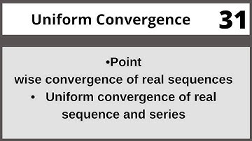Uniform convergence|Complex analysis in Hindi Urdu MTH324 LECTURE 31