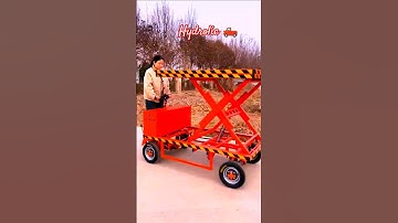 Electric 4-wheeler🚒 One machine for multiple uses saves time effort labor and manpower #trolleyload