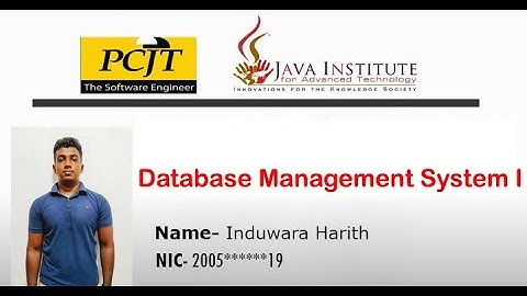 Database Management Systems | Question Set 04 |