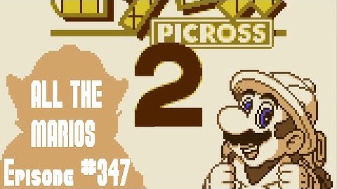 Picross 2 (Game Boy) Easy Picross, Mario
